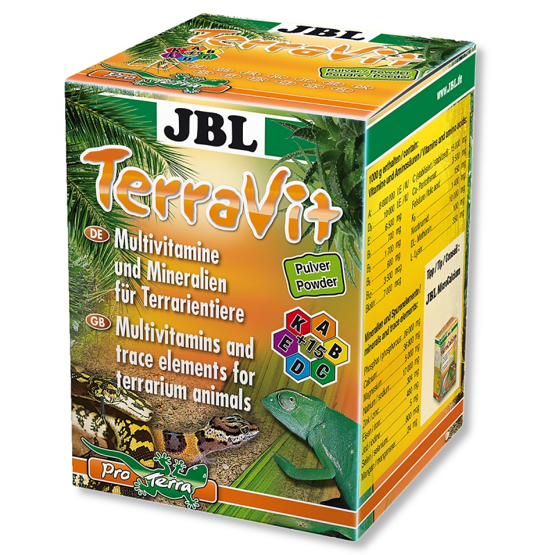 JBL TerraVit - vitamins and trace elements for terrarium animals